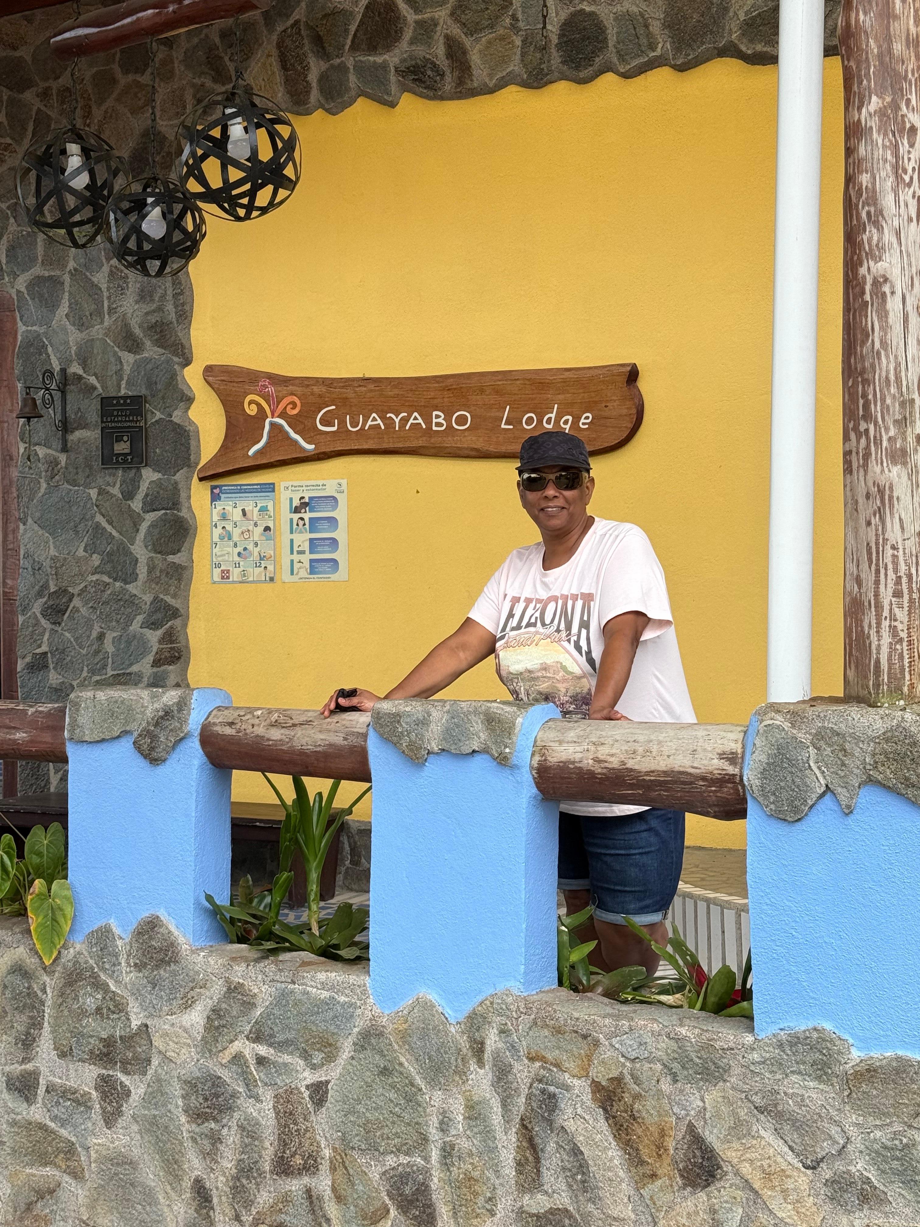 Entrance to guayabo Lodge 