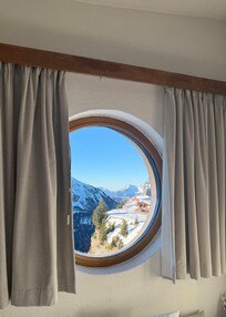 Ausblick aus dem Wohnzimmer- Fenster