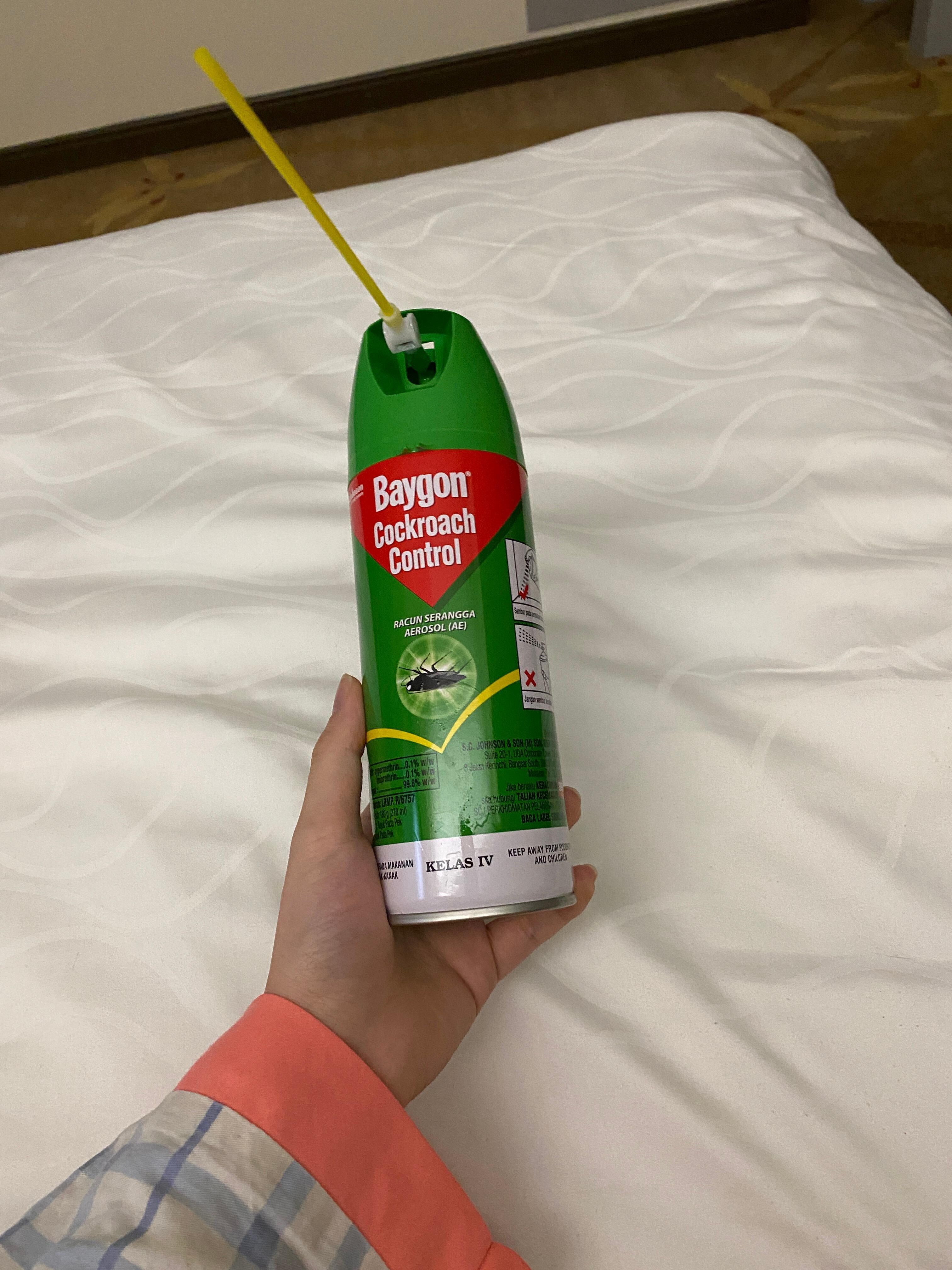 When u request change room , and end up what u get
They ask u spray 