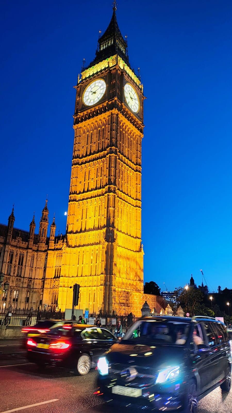 El big ben a pie