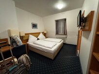 Our room with bed for 2