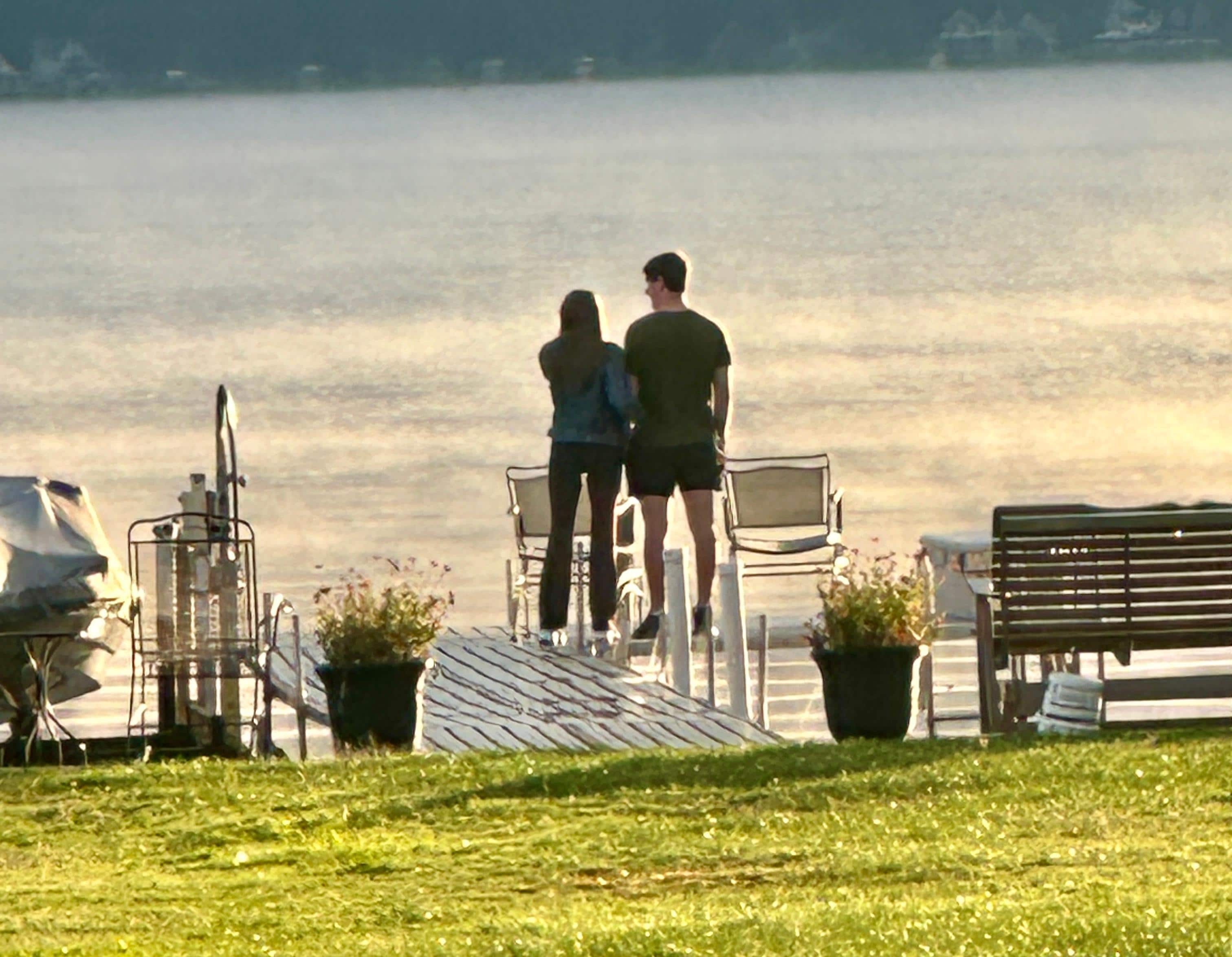Incredible lake view from the dock