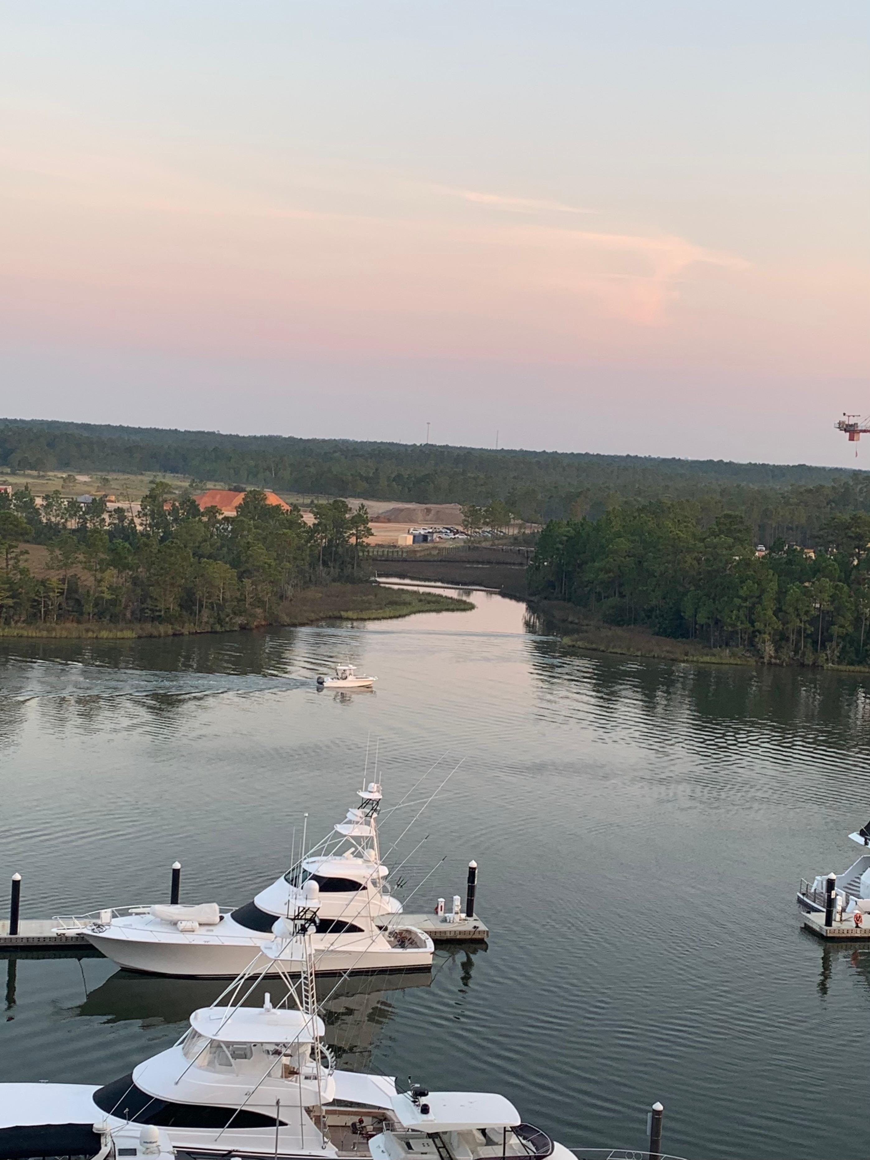 View from our balcony.