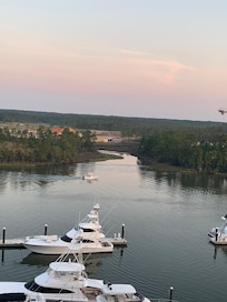 View from our balcony.