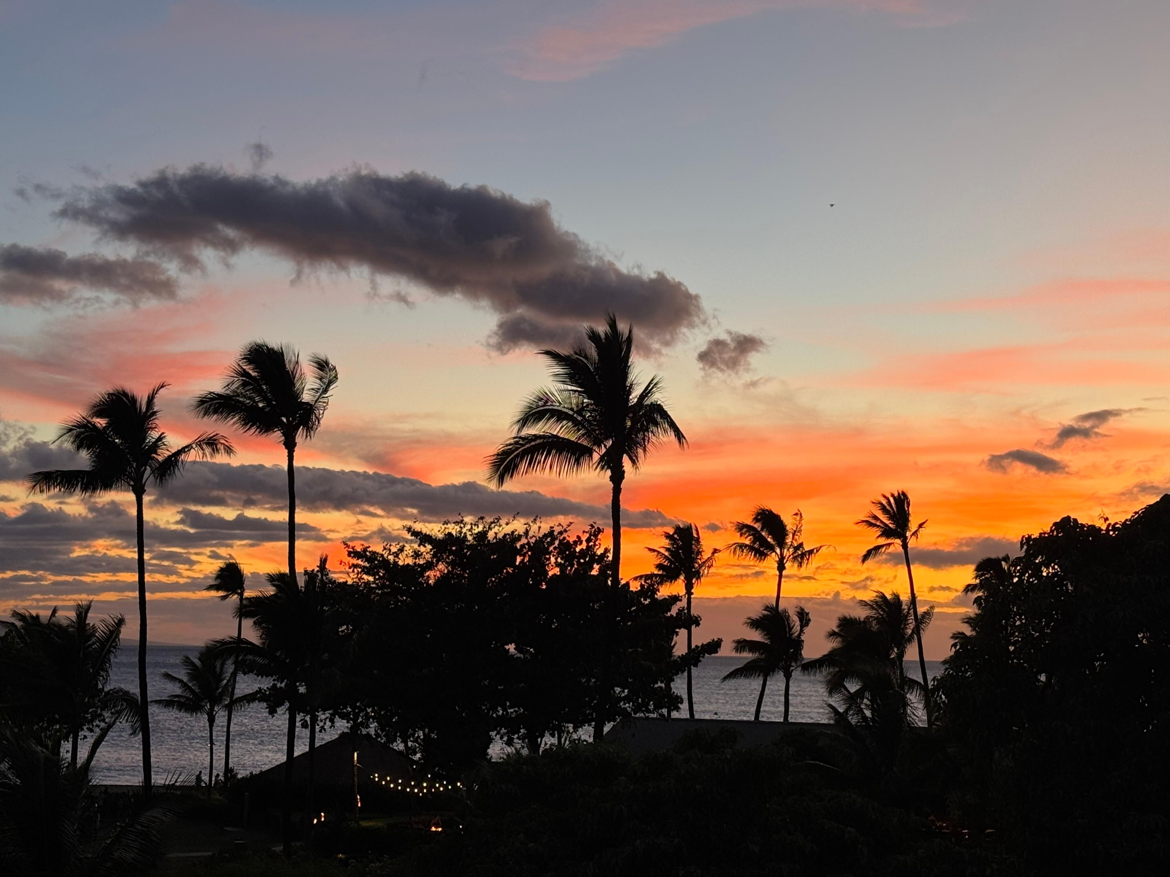 Sunset from balcony