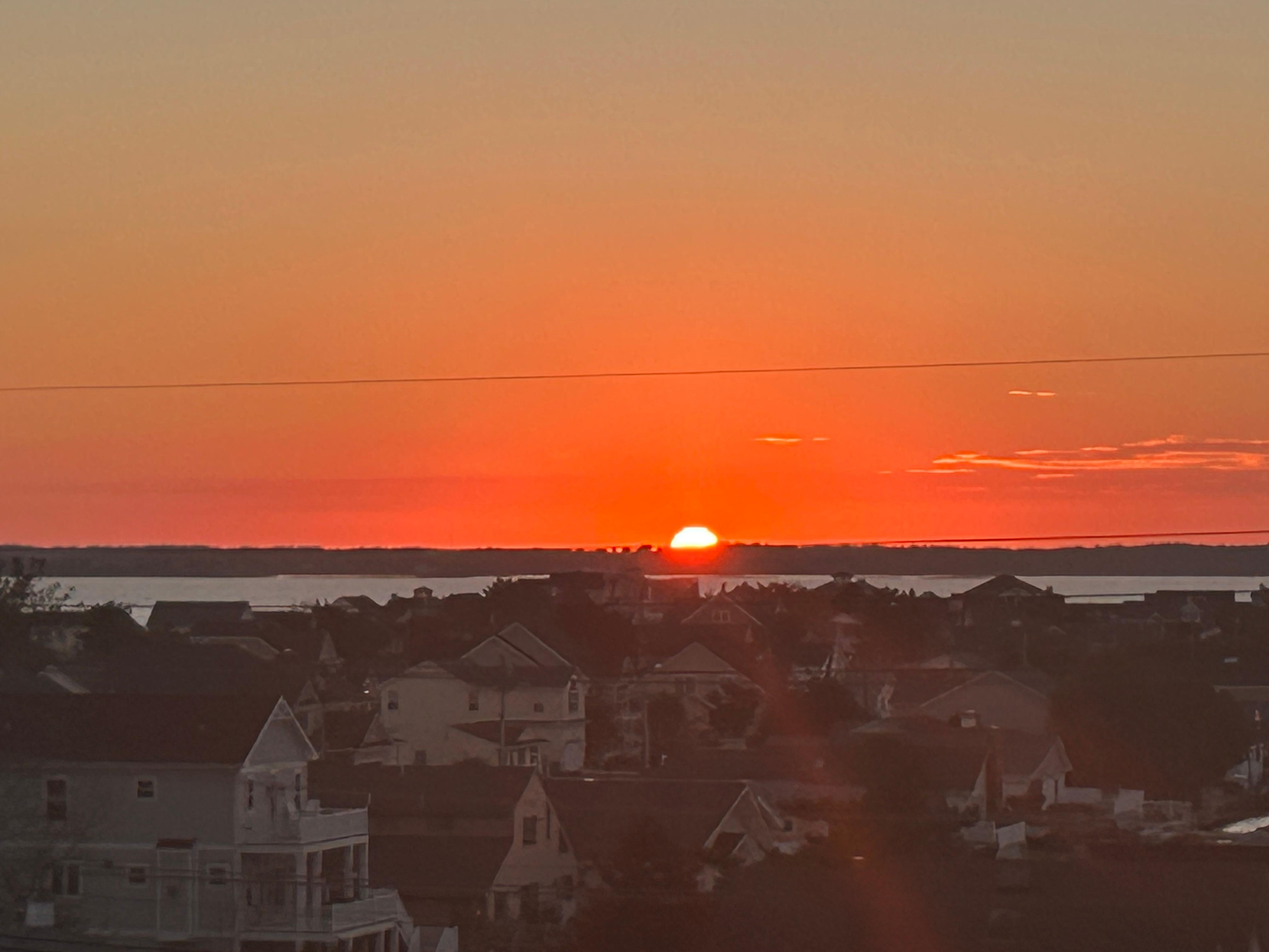 Sunset from the balcony
