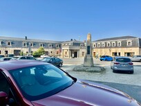 The front of the hotel