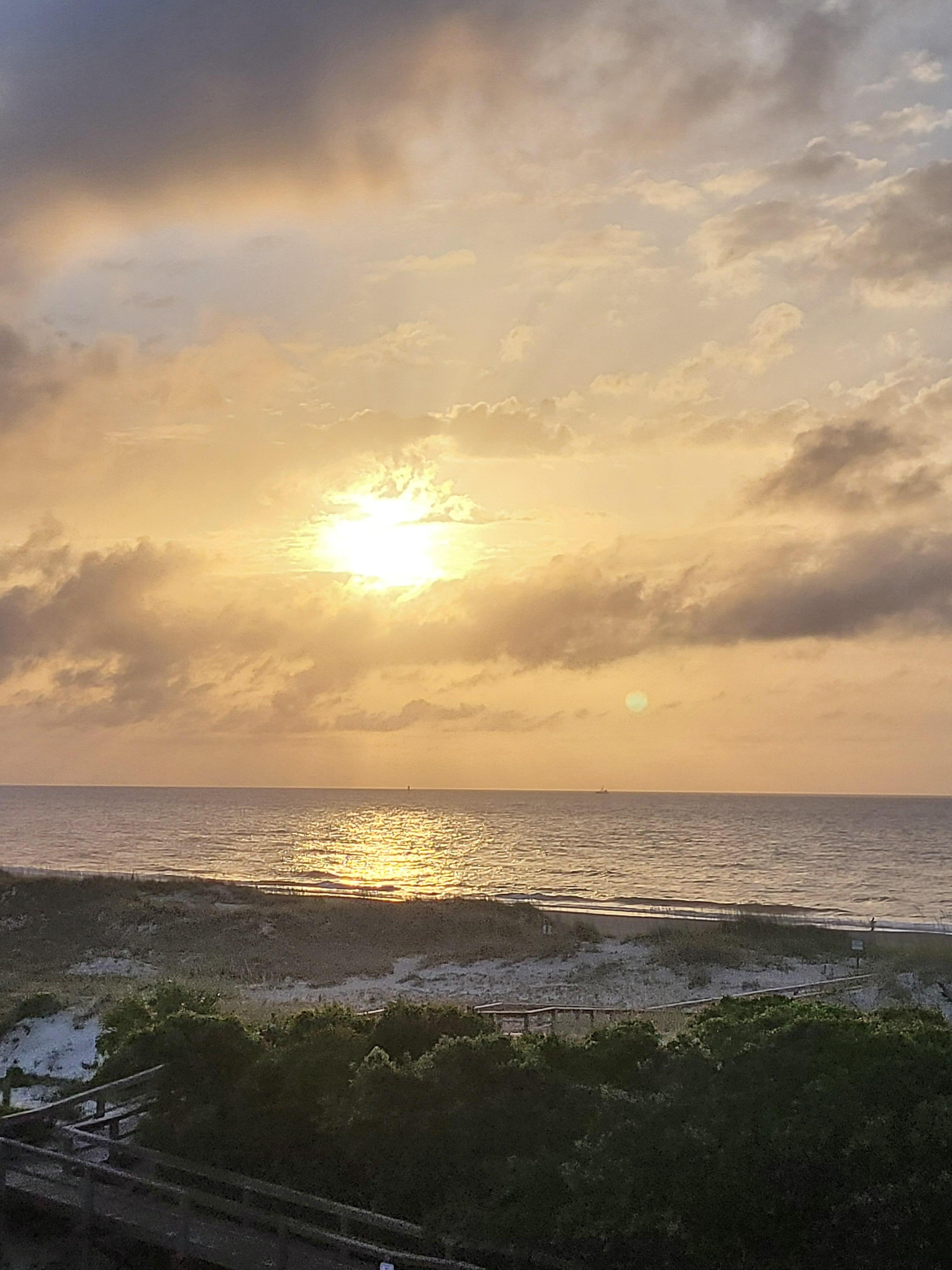 Sunrise from my balcony.