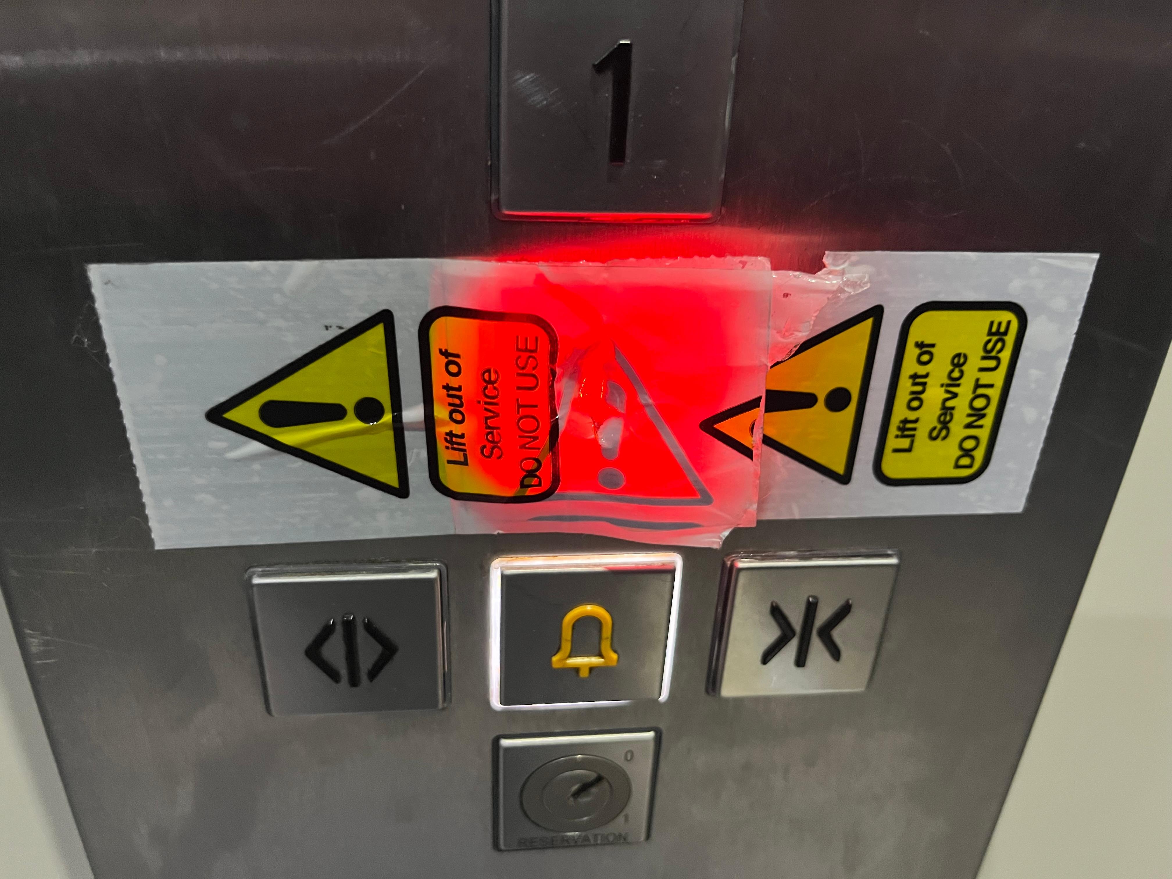 Photo one the progress of the button gone bad 