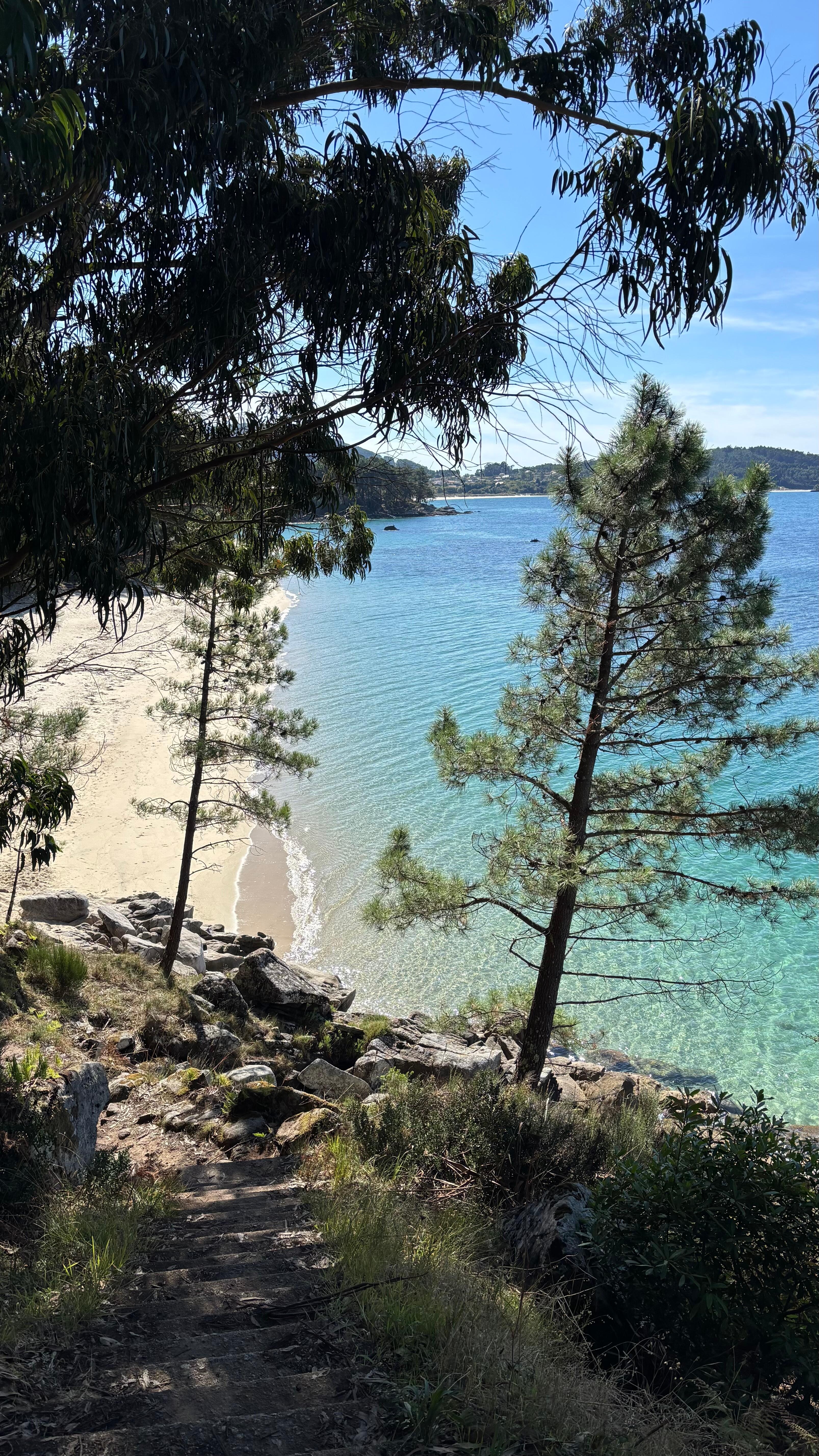 Blick vom Küstenpfad