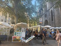 La Rambla outside the hotel