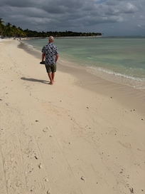 Walking the beach