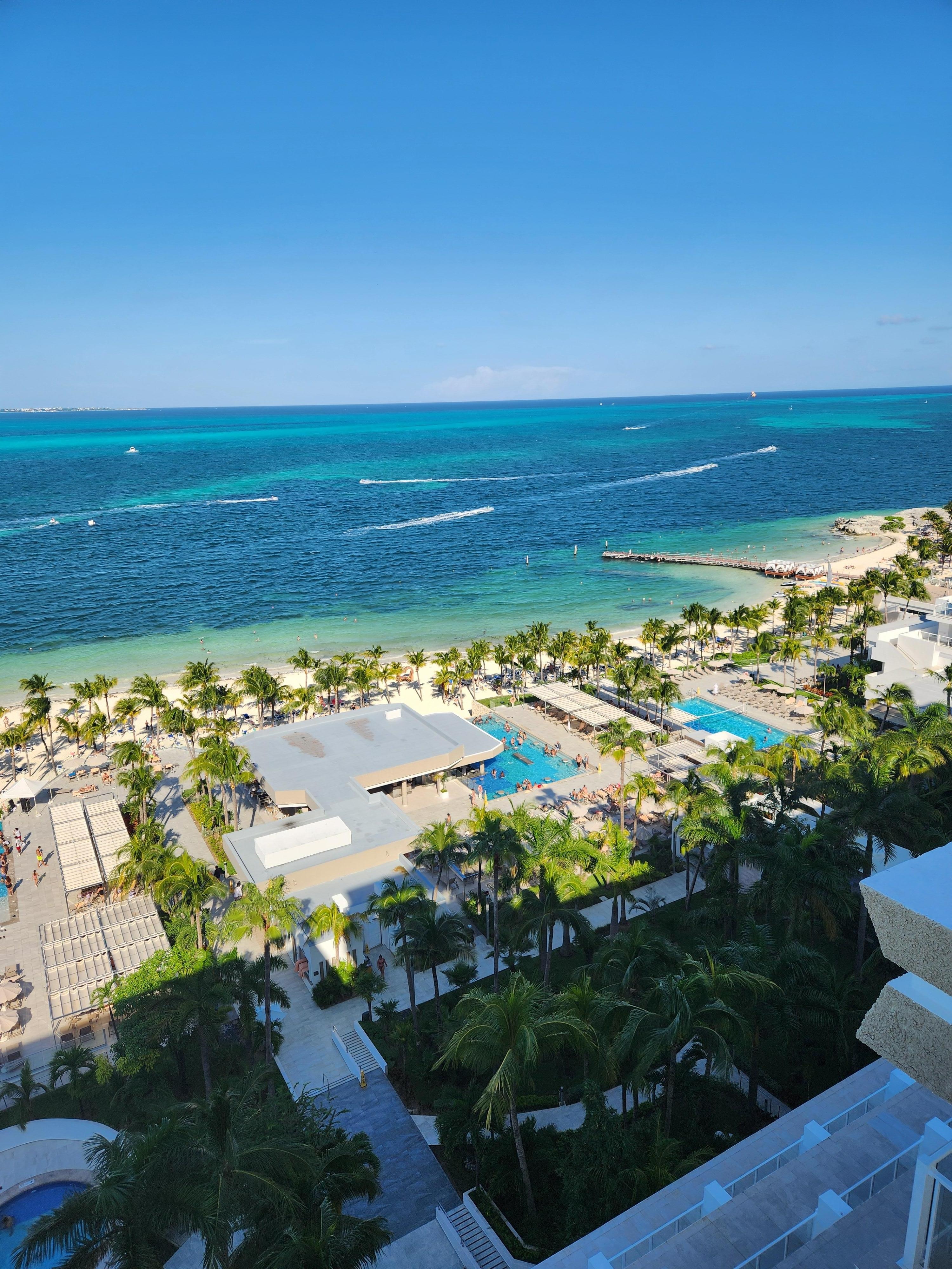 The view from the room balcony 11th floor 