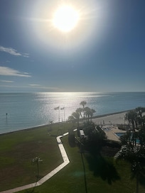 Starting sunset from the balcony