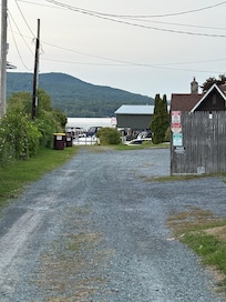 end of drive to right you can see lake