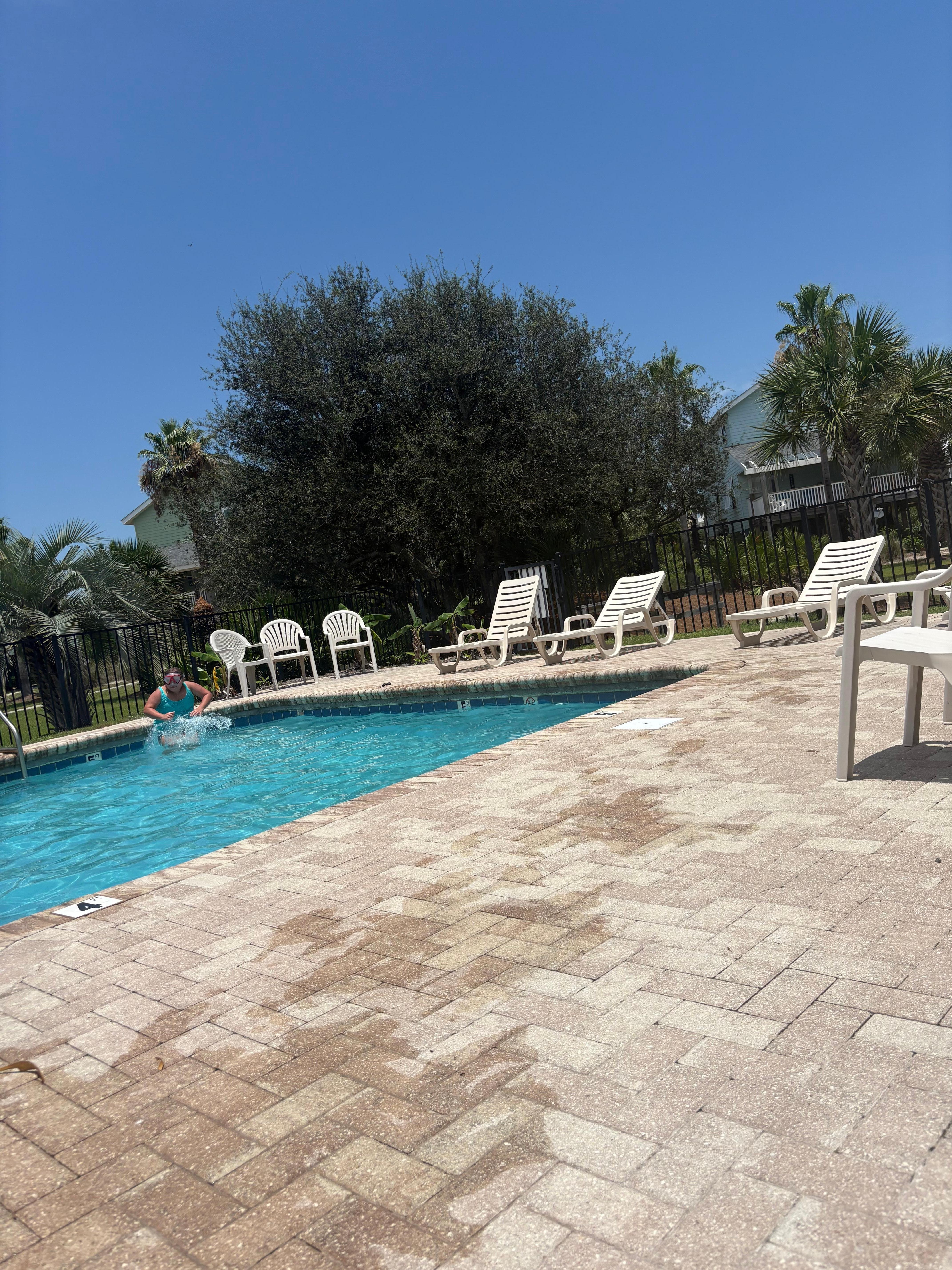 The pool 