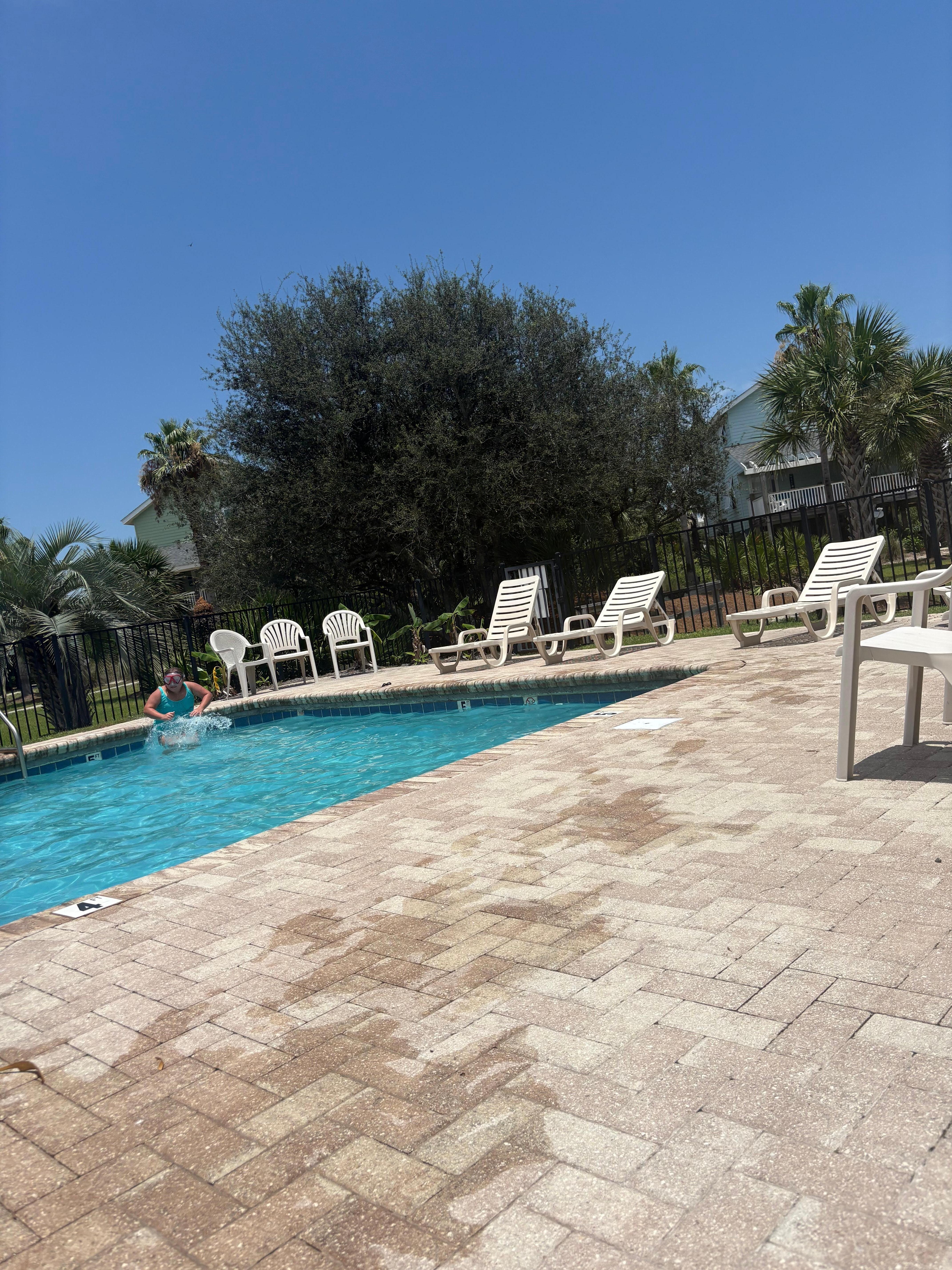 The pool 