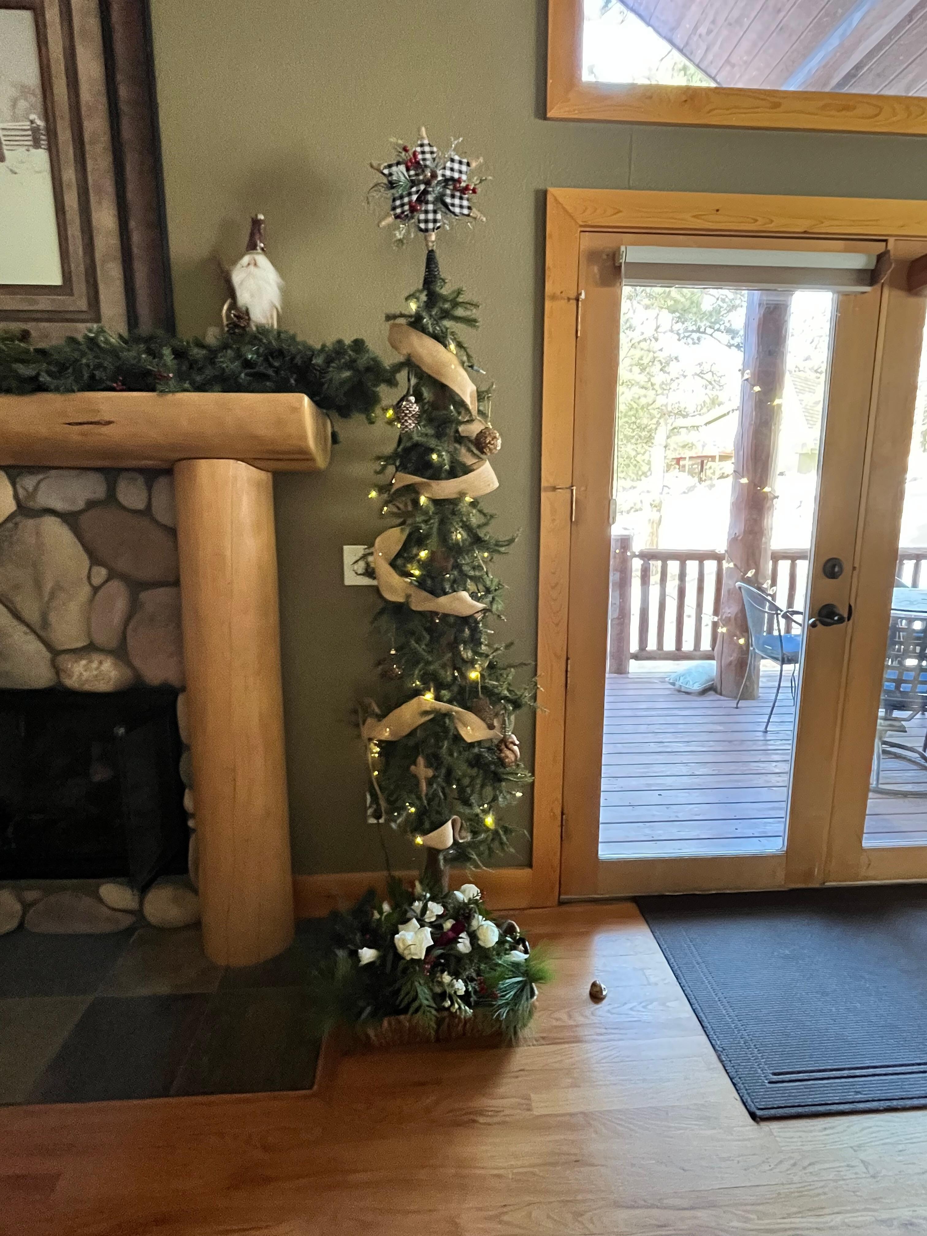 The Christmas decorations added an additional touch of home for the holidays feel.