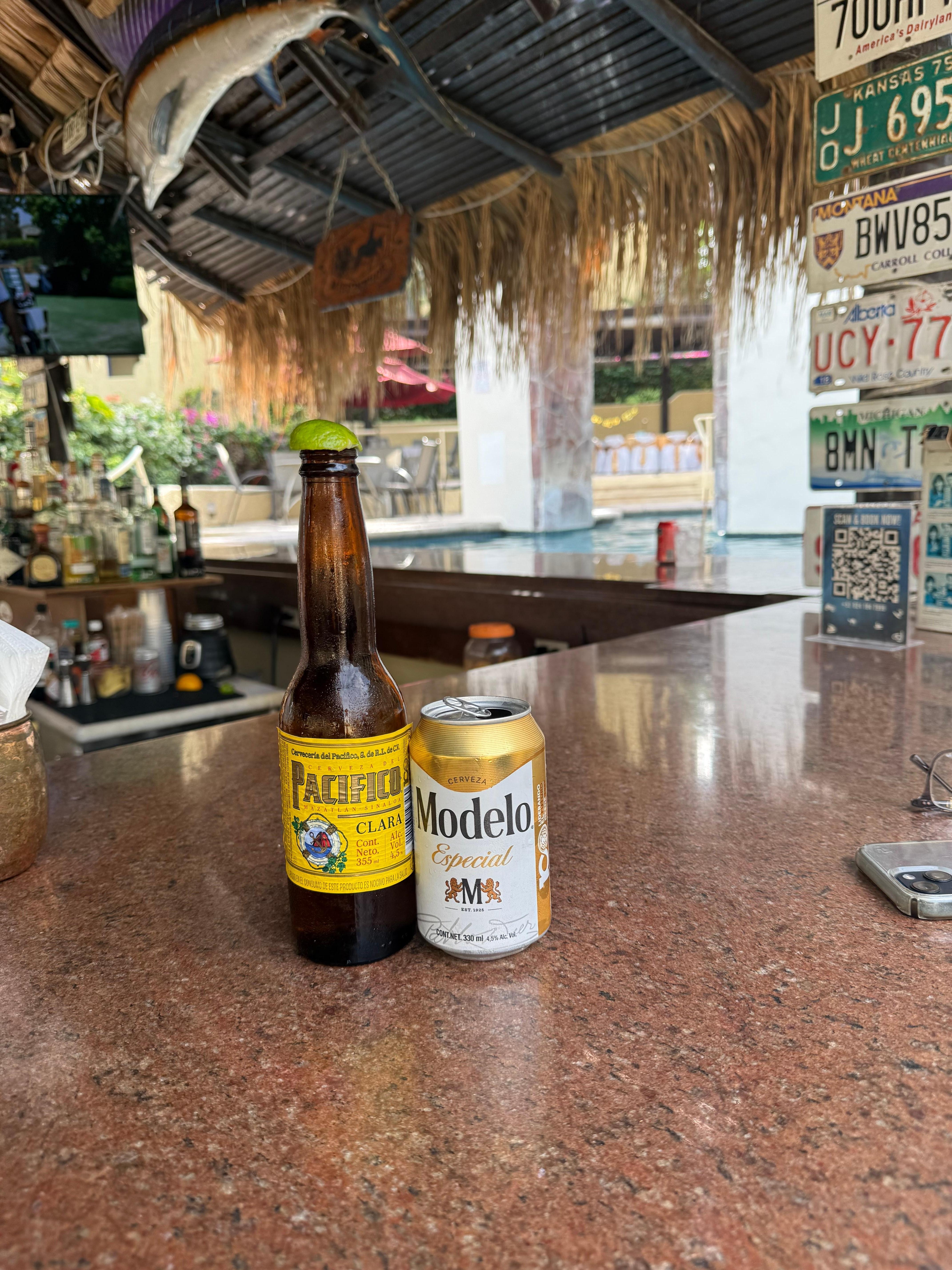 Happy Hour at the pool bar right on the property. 