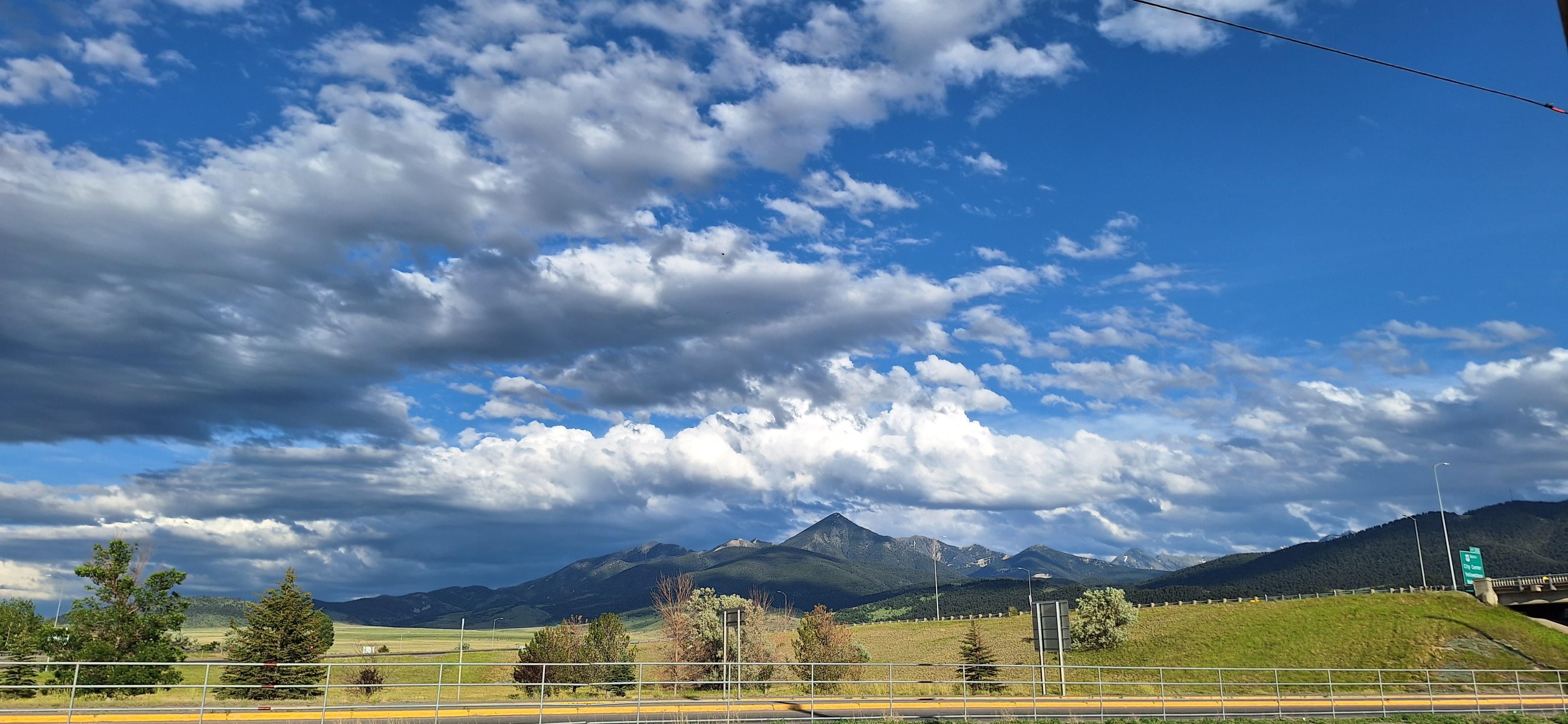 This is the view from the parking lot.