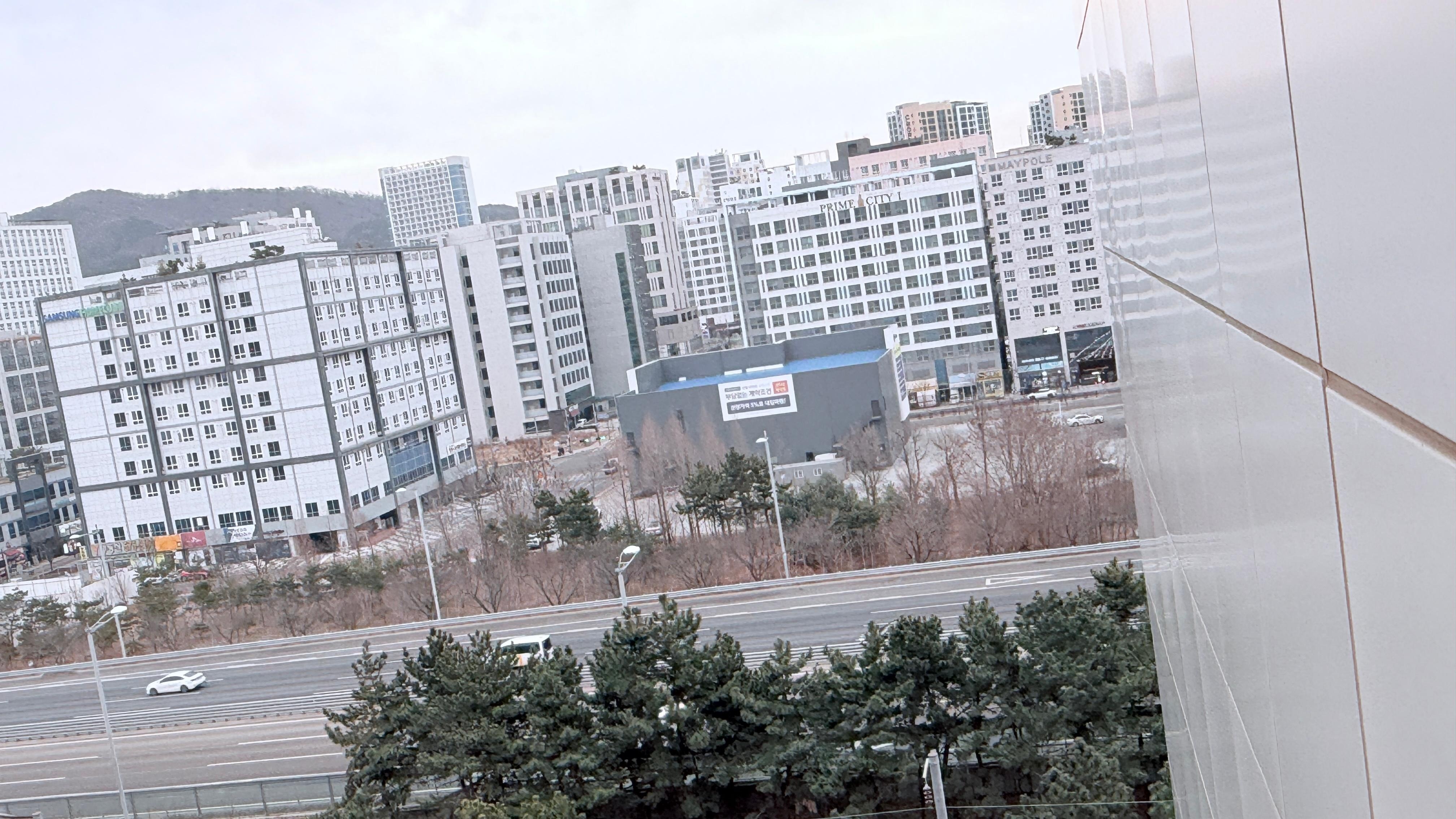 View from hotel