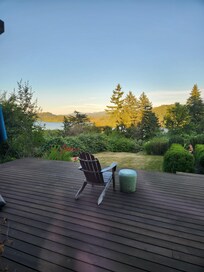 The view for our morning coffee