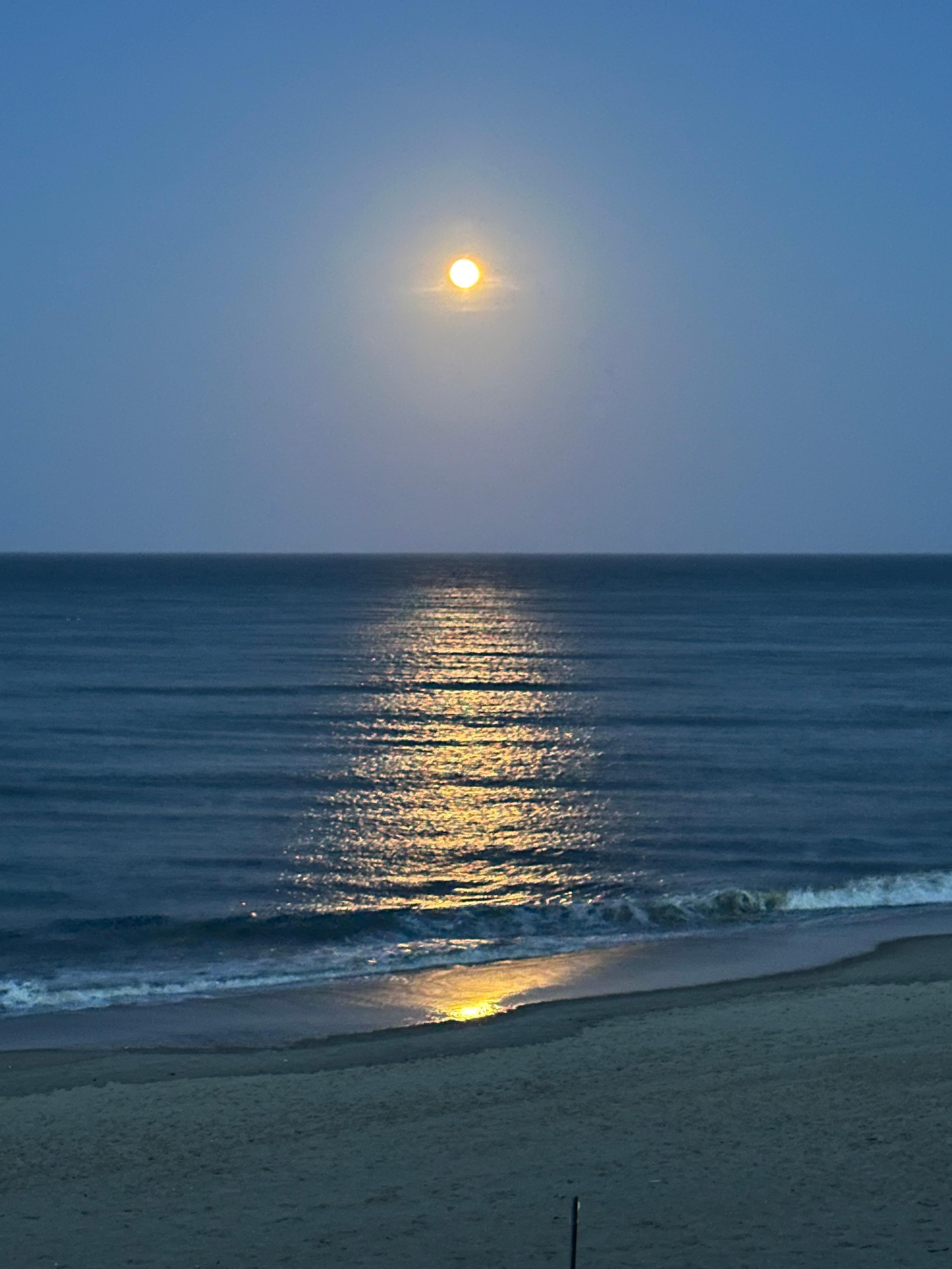Moonlight from the balcony