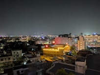 7階のレストランからの風景