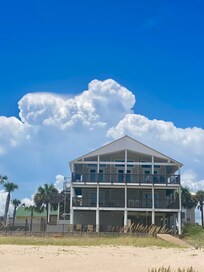 View from the beach