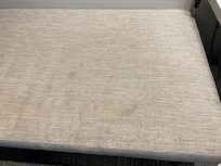 Couch with stains...yuck.