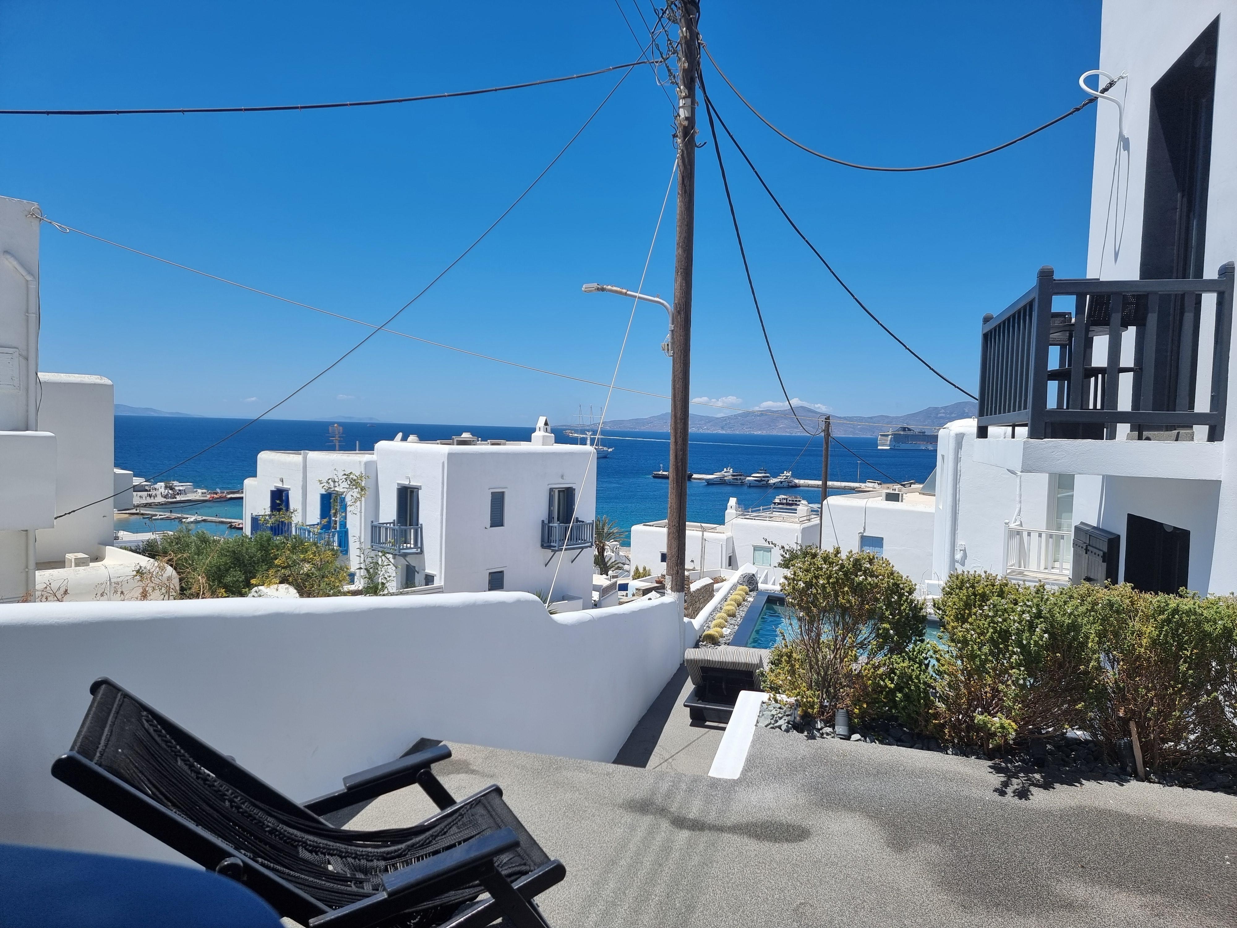 View from the breakfast place