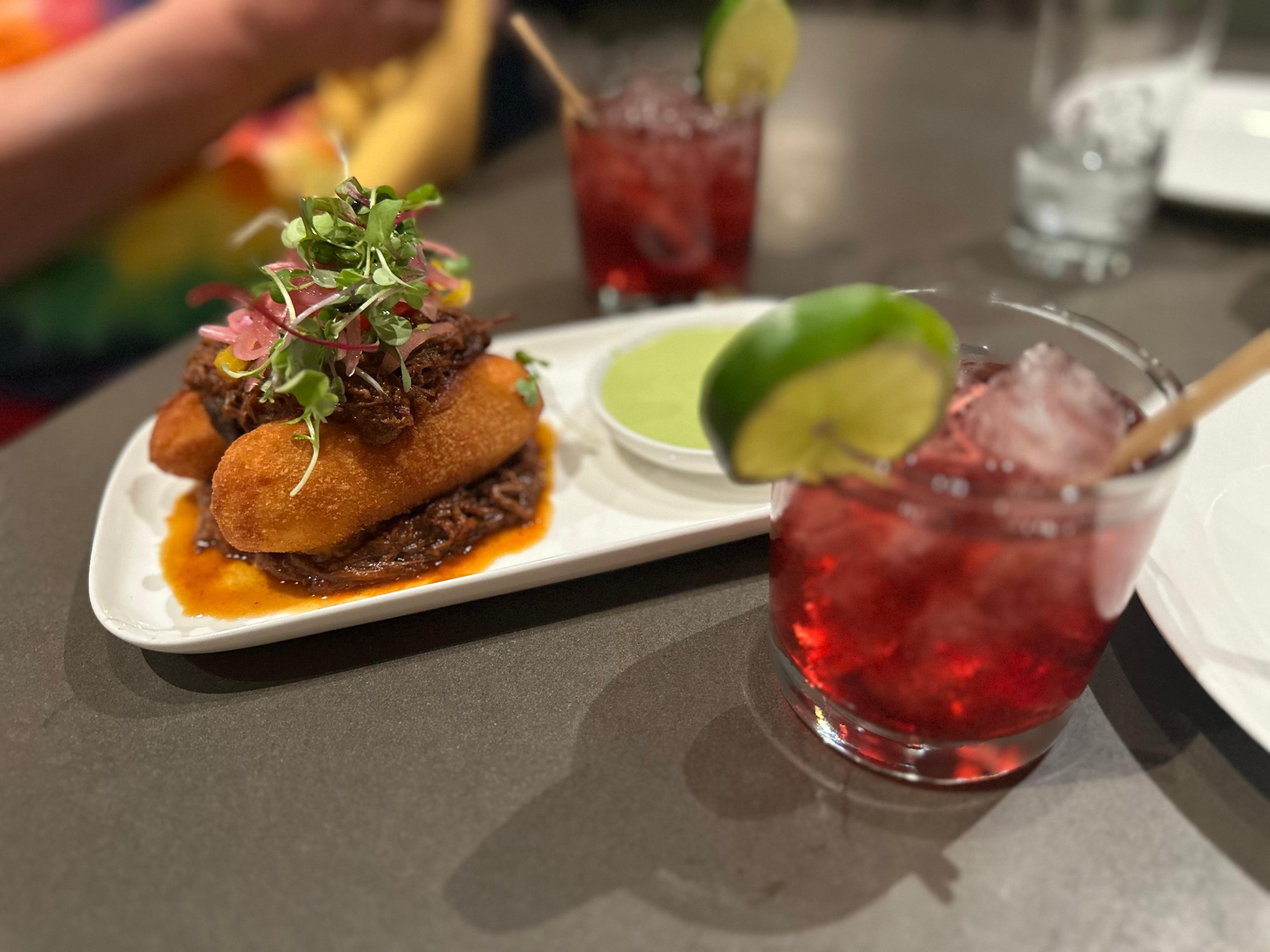 Potato cakes appetizer