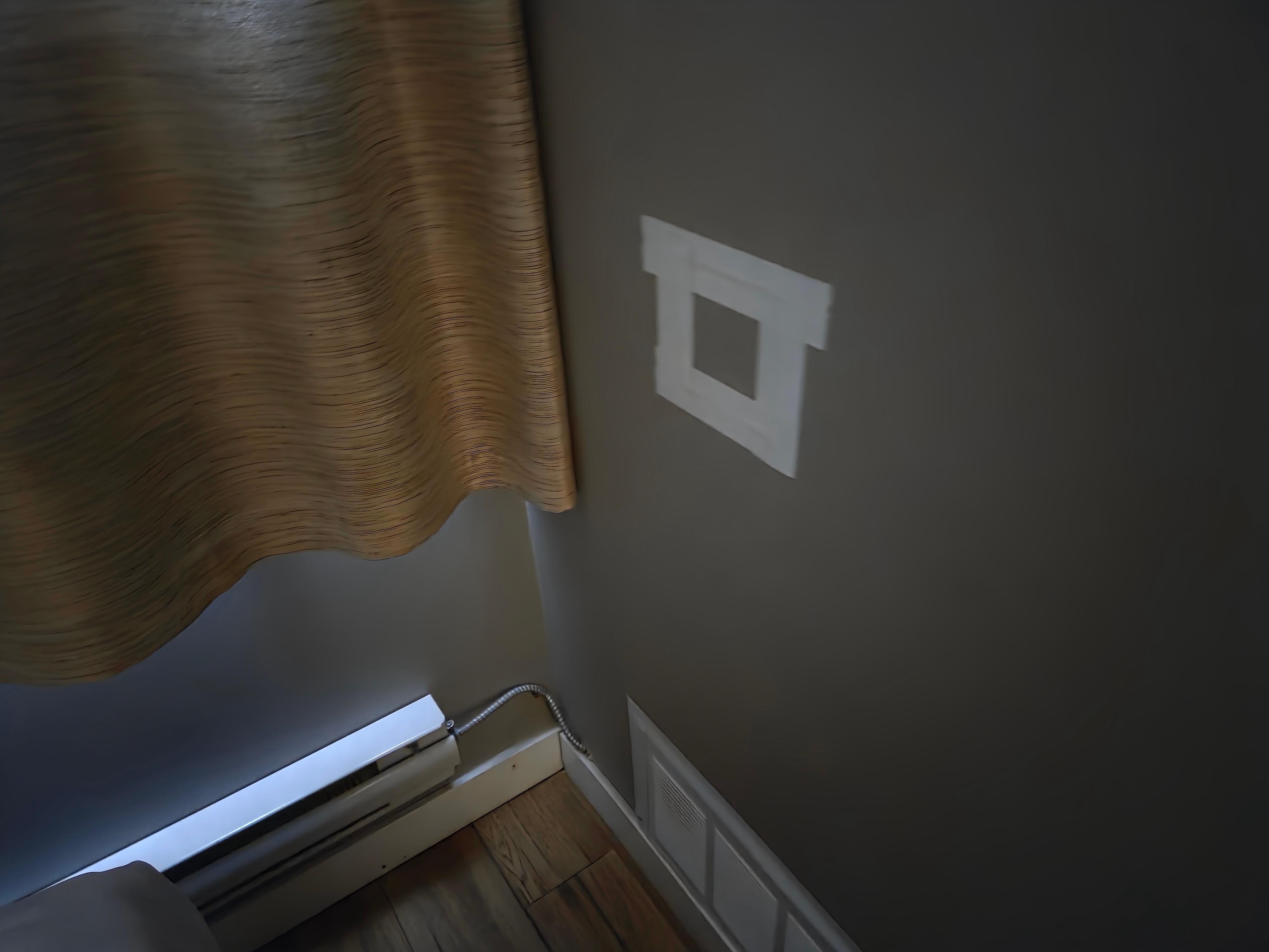 A patch in the wall