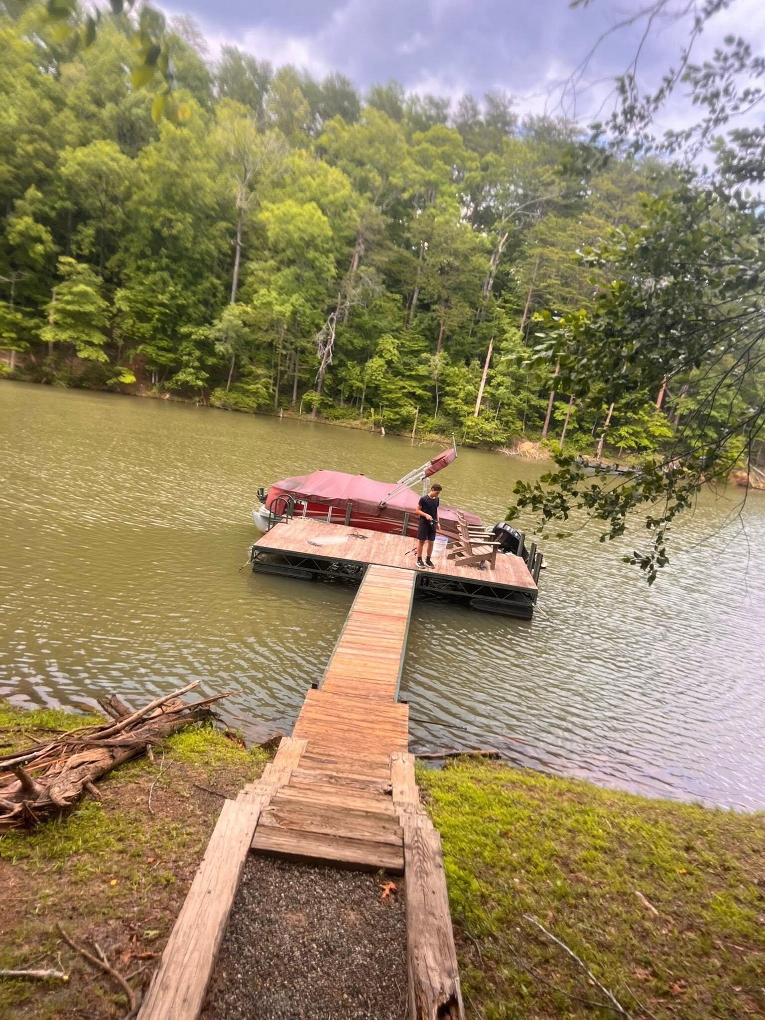 Heading doen to do some fishing