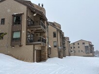 View of the unit from the ski slope