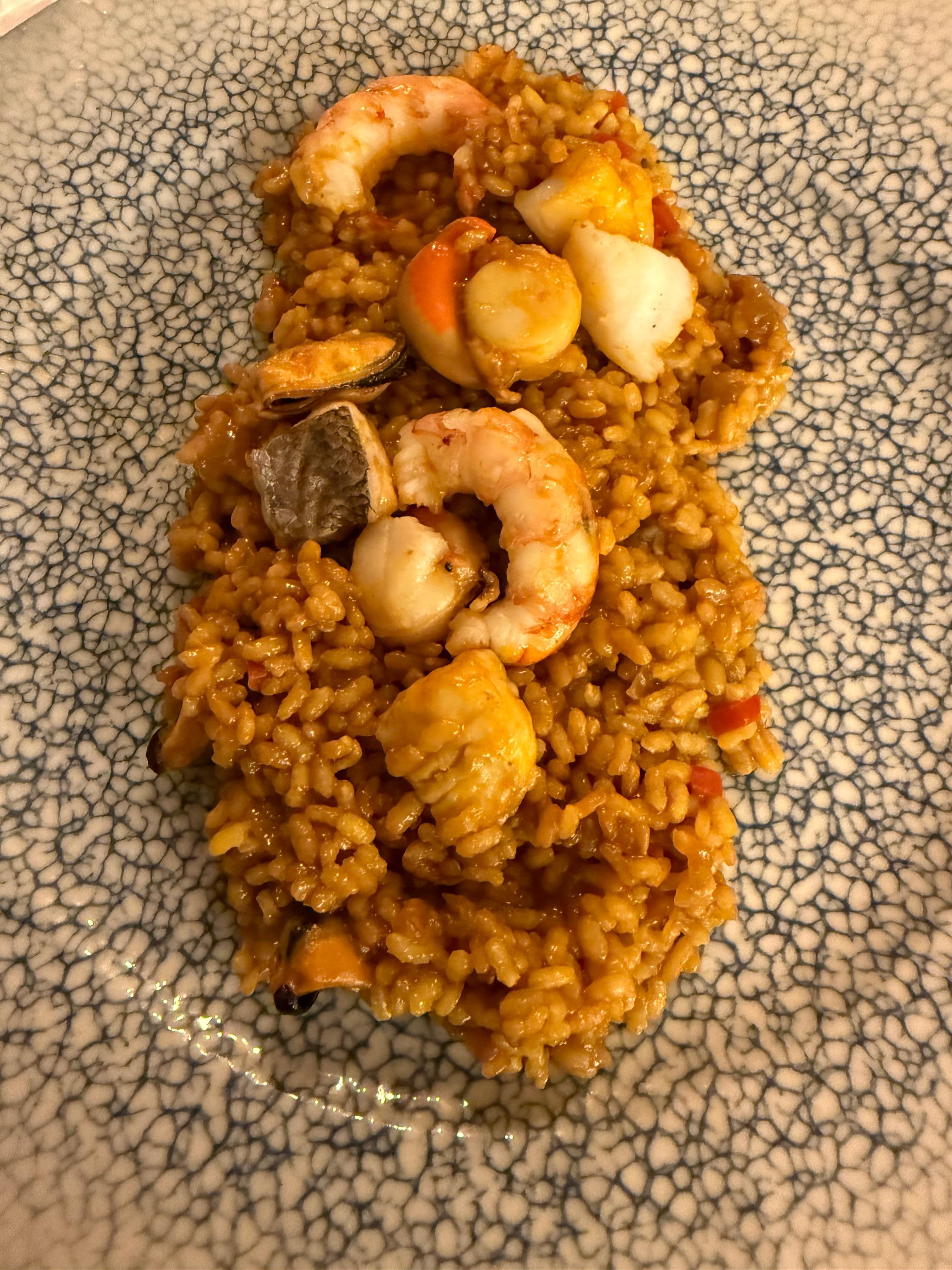 Seafood and fish rice