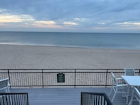 Beach view from the deck