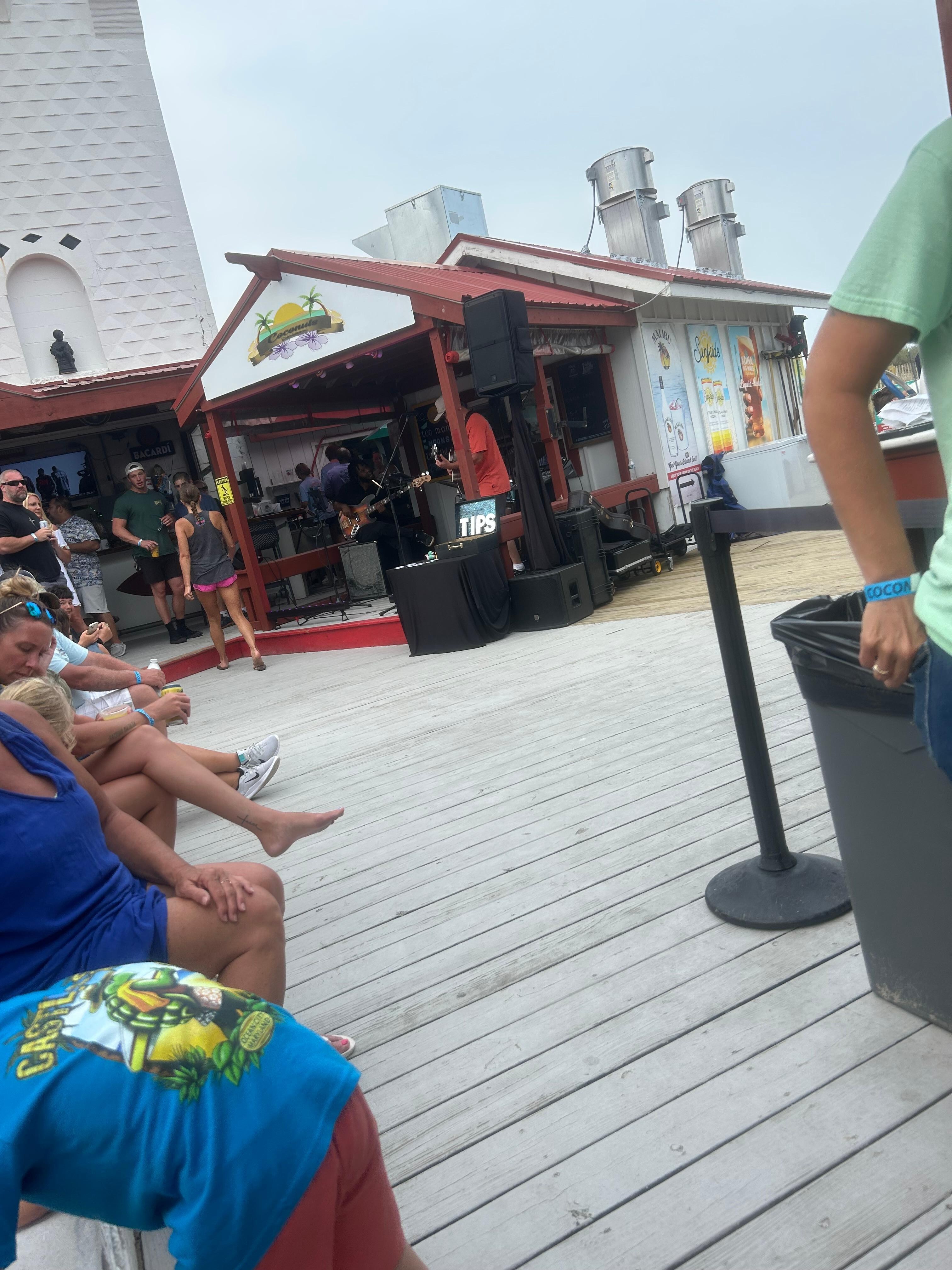 Live music at the bar