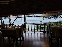 The restaurant. Breakfast was included in our stay.