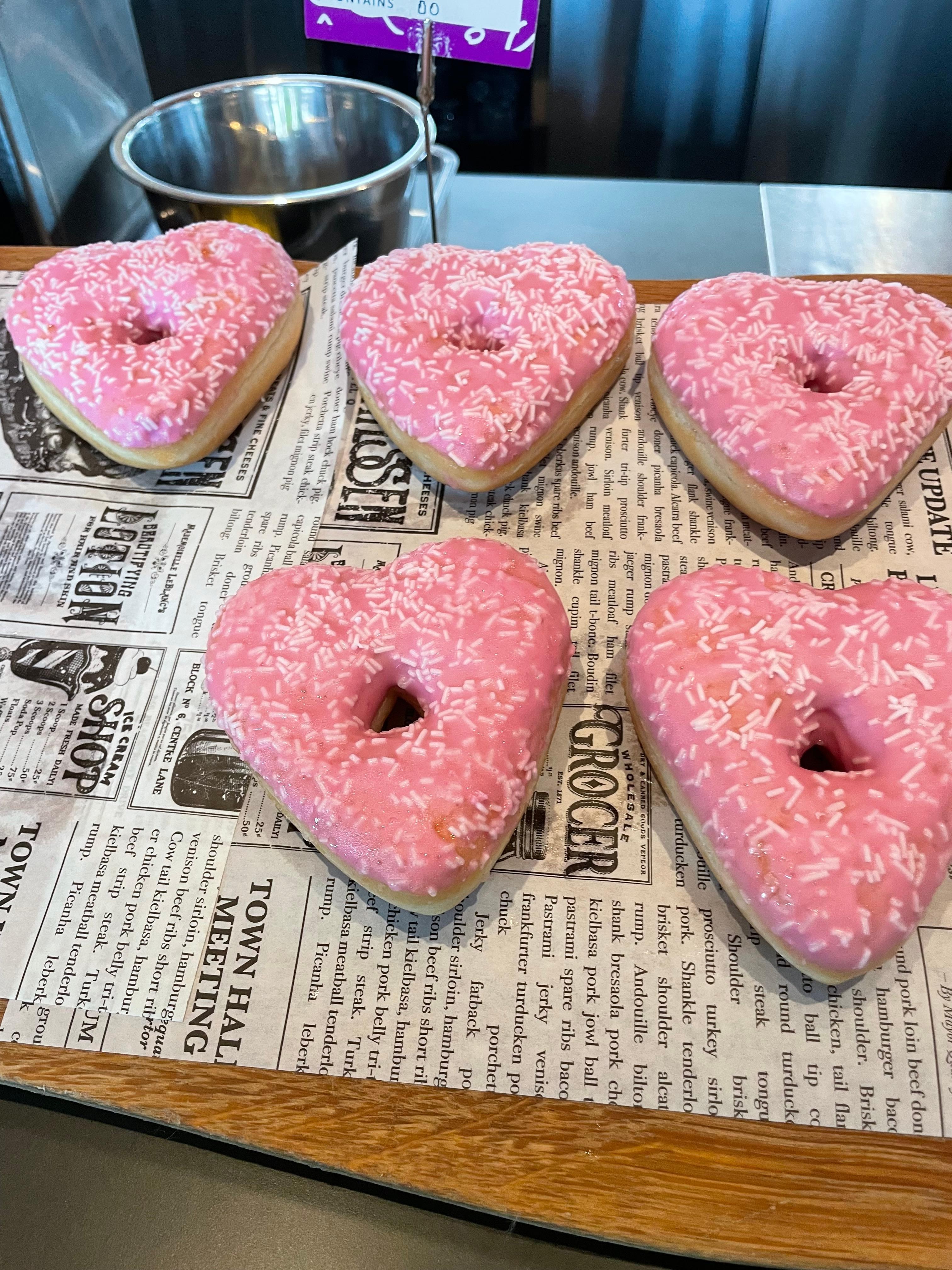 Donuts on the breakfast bar
