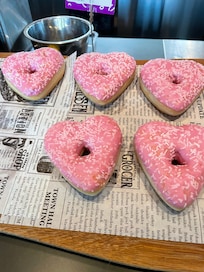 Donuts on the breakfast bar