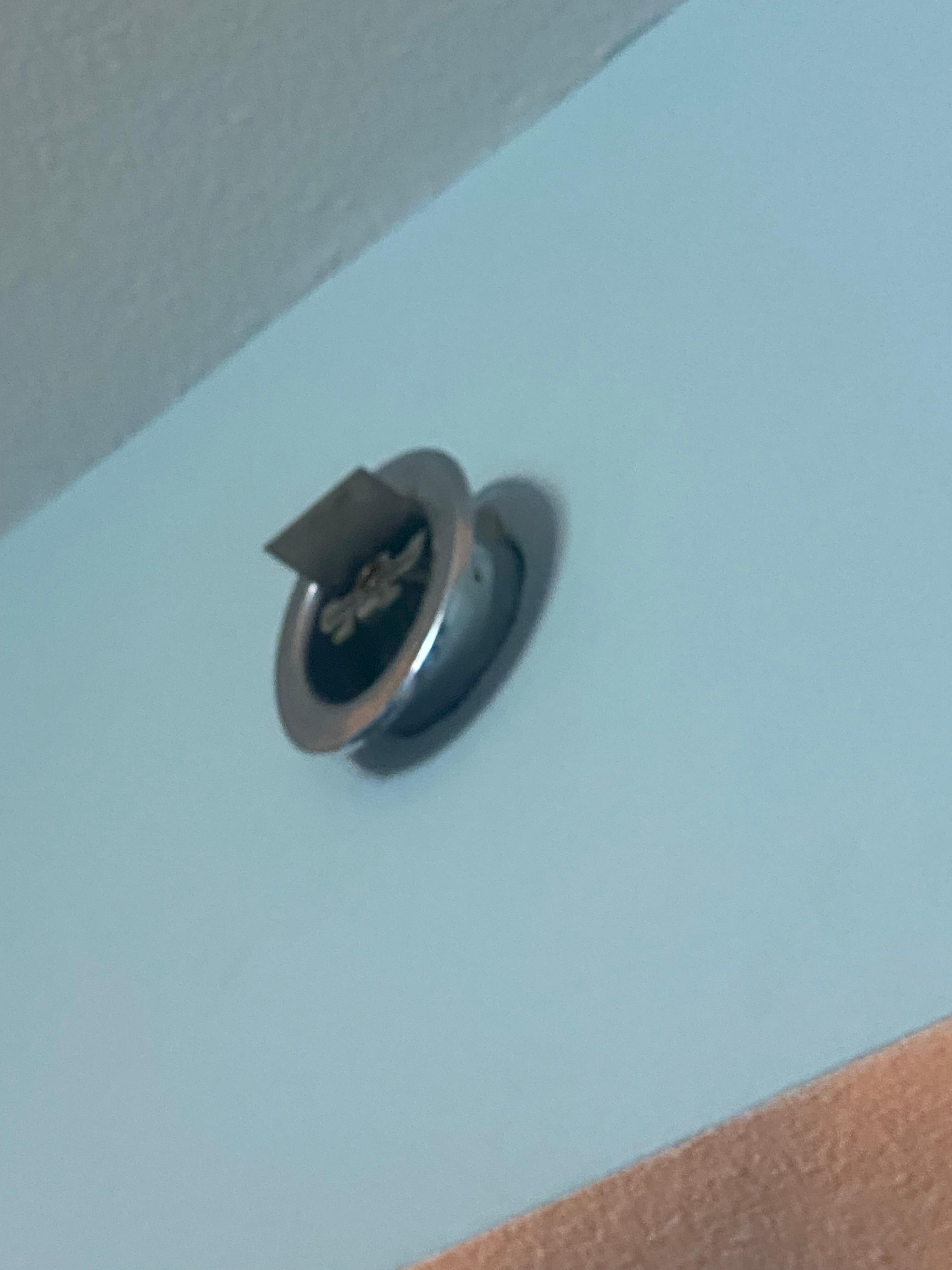 Sprinkler pushed out from wall