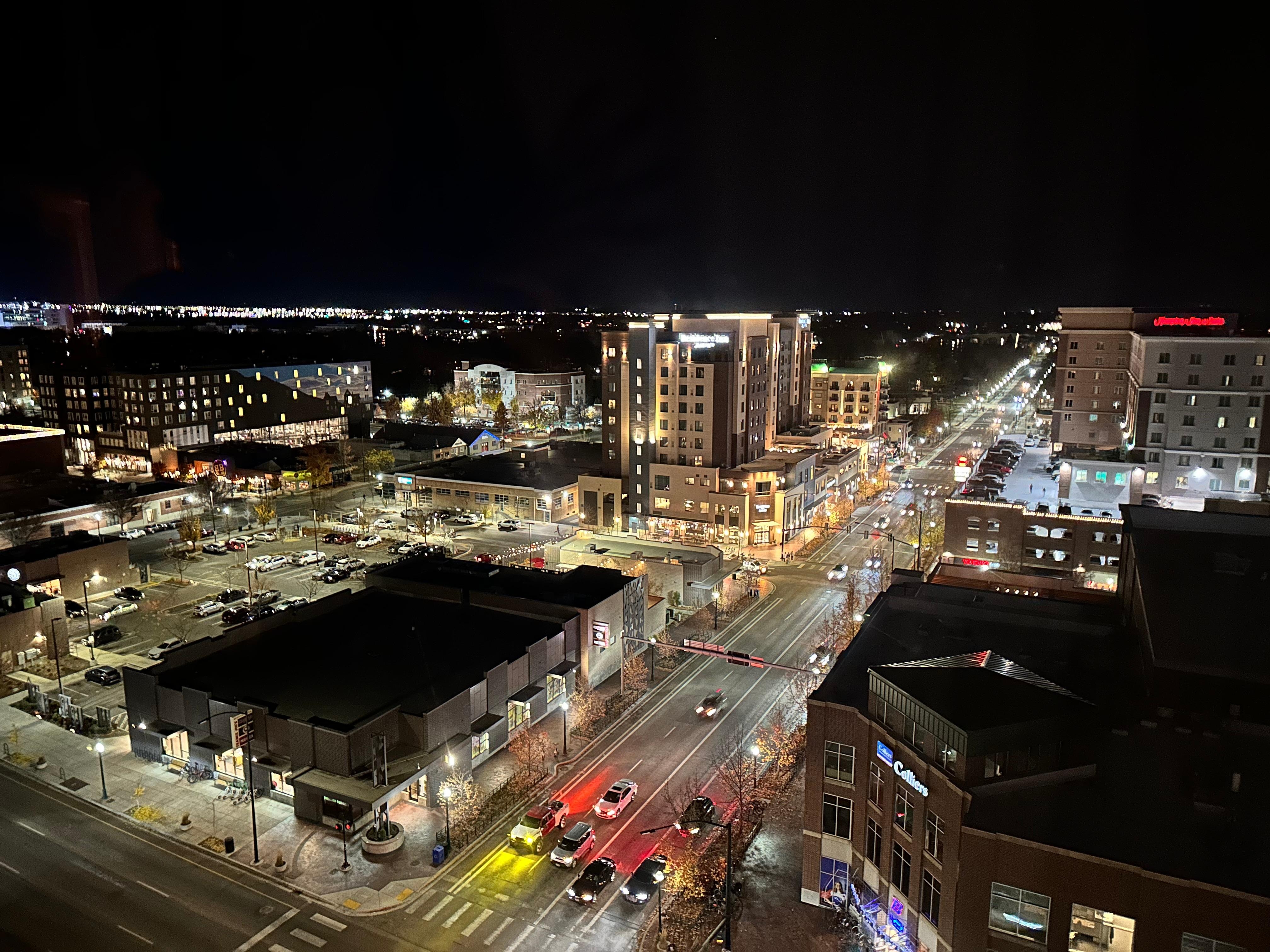 View from 12th floor king bed room 
