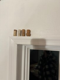 We added a champagne cork!
