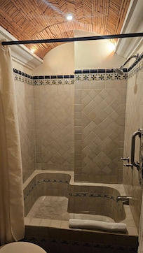 Huge tub and shower