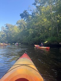 Kayaking at Lofton Creek-15 min drive from the condo.