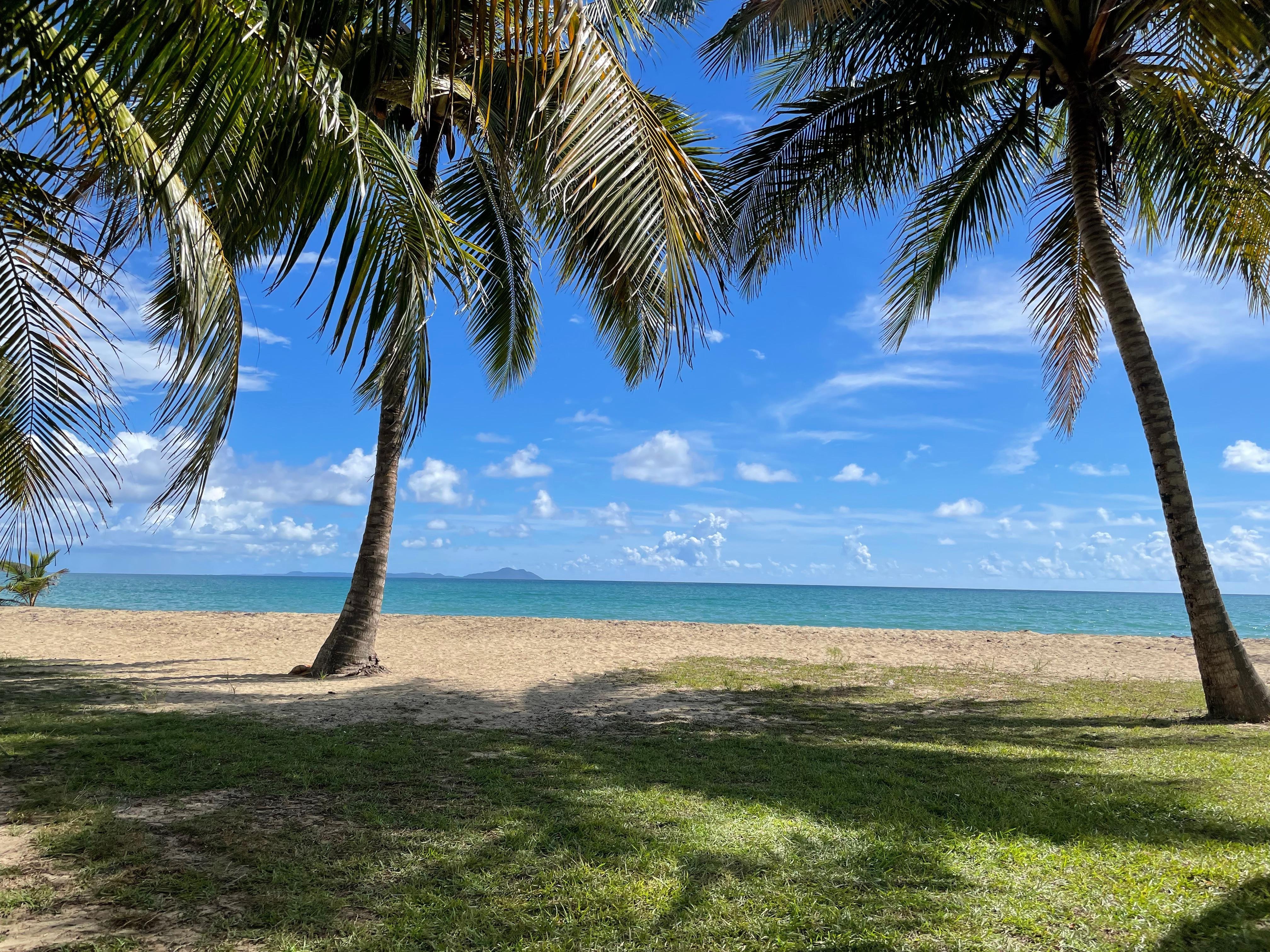 A one-minute walk to this beautiful beach.