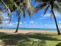 A one-minute walk to this beautiful beach.