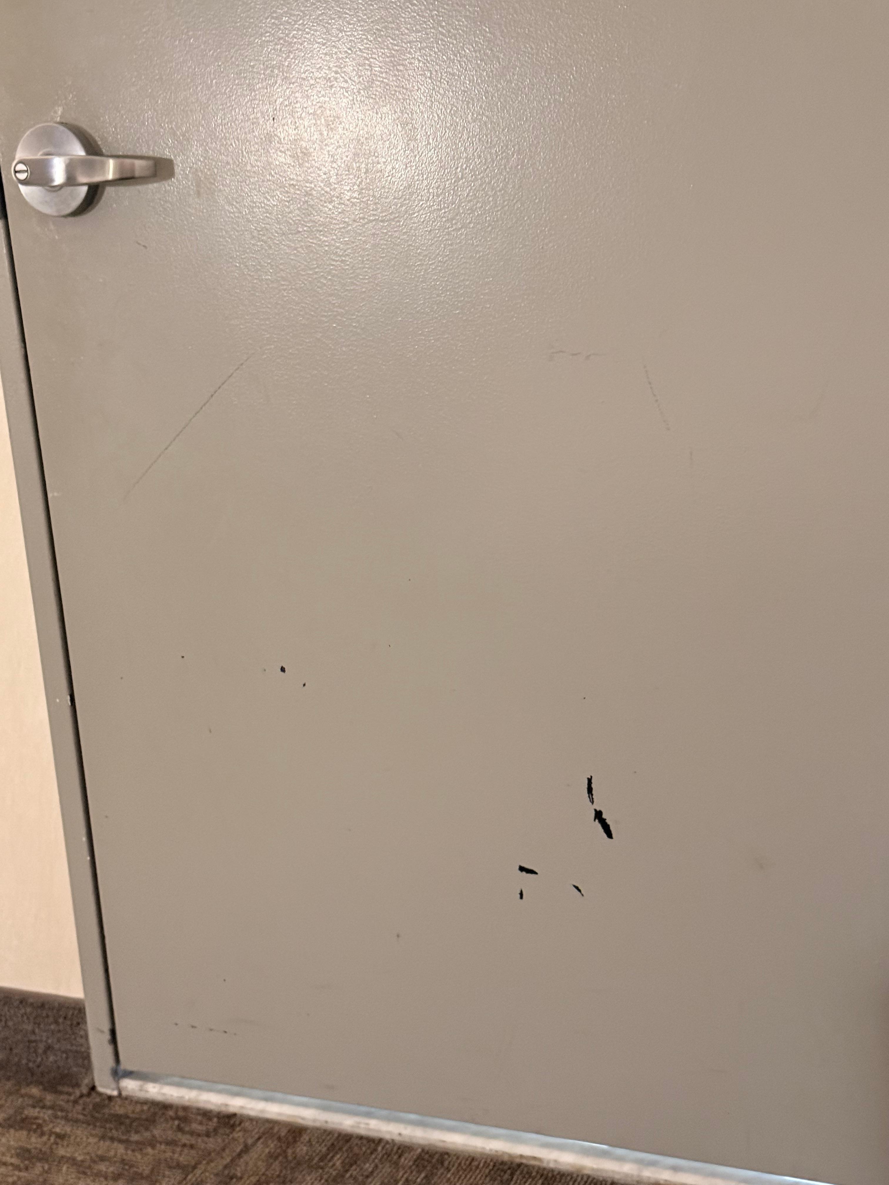 Door to the bathroom 