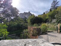 Vue de la terrasse privative de la chambre